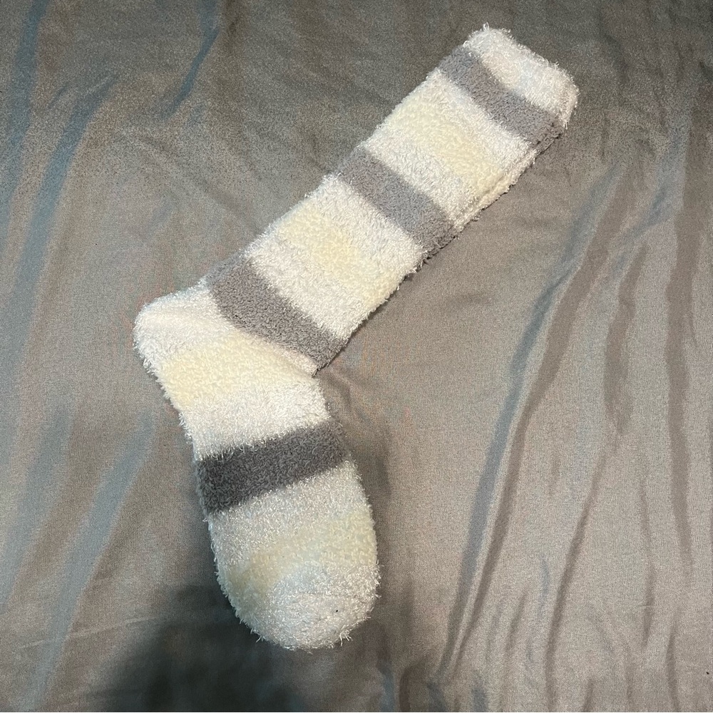 Fuzzy Knee High Socks